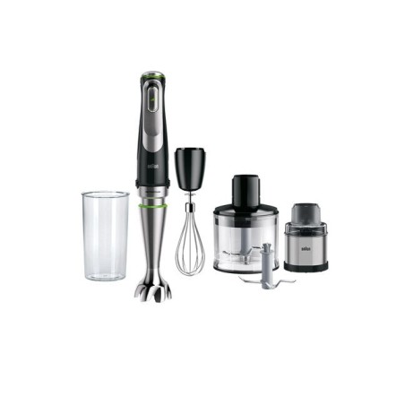 Braun Multiquick 9 MQ 9138XI Hand Blender - 12kW Premium Black Brushed Stainless Steel for Effortless Blending and Culinary Exce